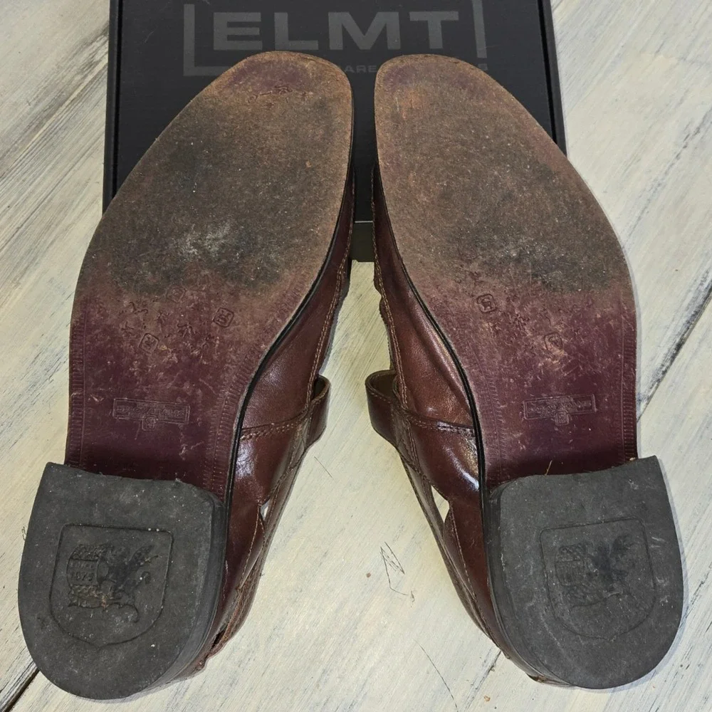 Stacy Adams Mens Brown Leather Gladiator Sandals Dress Shoes Size‎ 10